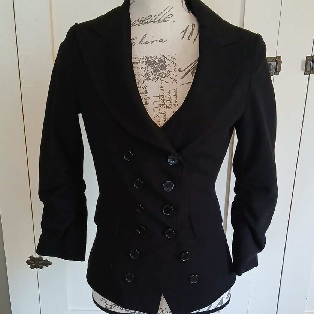 Vintage Venus Millitary Pea Coat Blazer Jacket